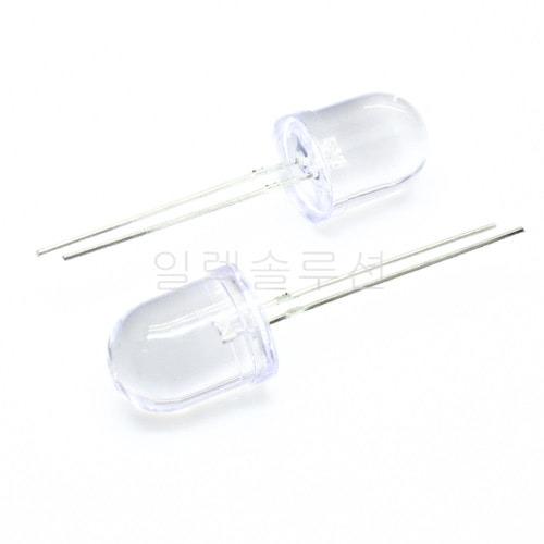 10파이 고휘도 발광 다이오드 라운드 LED  웜화이트 Warm White | 일렉컴포 - 150만개의 전자 전기 부품 유통전문 쇼핑몰