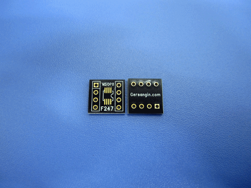 [F247] MSOP 08 - 0.65 변환기판 | 일렉컴포 - 150만개의 전자 전기 부품 유통전문 쇼핑몰