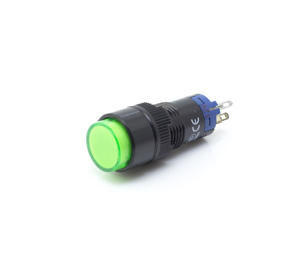 LAS2Y-11/G/12V  푸쉬 버튼 스위치 PUSH BUTTON ONPOW | 일렉컴포 - 150만개의 전자 전기 부품 유통전문 쇼핑몰