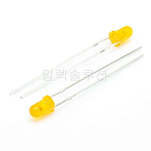 3파이 발광 다이오드 라운드 LED  오렌지 Orenge 3mm | 일렉컴포 - 150만개의 전자 전기 부품 유통전문 쇼핑몰