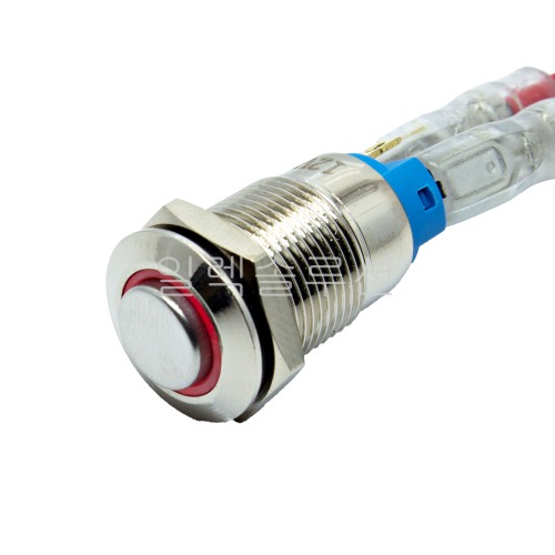 12파이 메탈 푸쉬 스위치 락타입 돌출형 레드 LED 6V/12V | 일렉컴포 - 150만개의 전자 전기 부품 유통전문 쇼핑몰