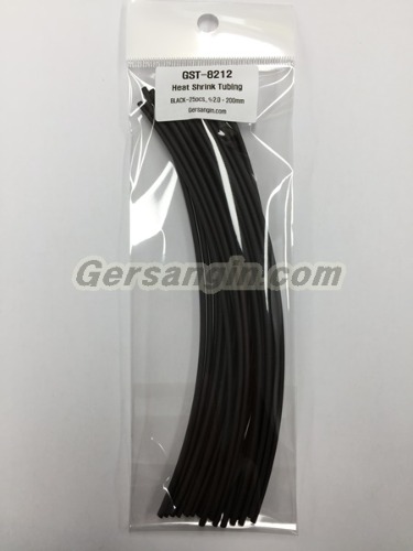 GST-8312_열수축튜브 Heat Shrink Tubing Black-25pcs_파이3.0x200mm | 일렉컴포 - 150만개의 전자 전기 부품 유통전문 쇼핑몰