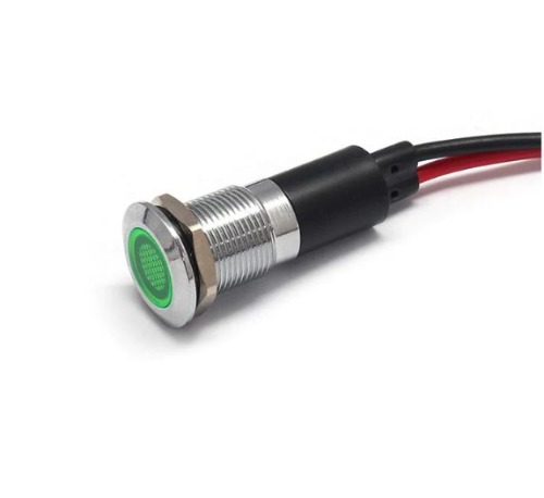 12파이 그린 LED 표시등 램프 시그널 인디게이터  와이어타입 | 일렉컴포 - 150만개의 전자 전기 부품 유통전문 쇼핑몰