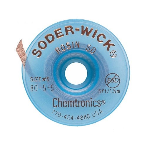 Chemtronics 80-5-5 납 제거 솔더윅 3.9mmx1.5M | 일렉컴포 - 150만개의 전자 전기 부품 유통전문 쇼핑몰