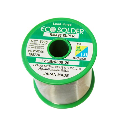 SENJU M705 RMA98 SUPER 센주 무연납 은3% 0.8mm 1Kg | 일렉컴포 - 150만개의 전자 전기 부품 유통전문 쇼핑몰