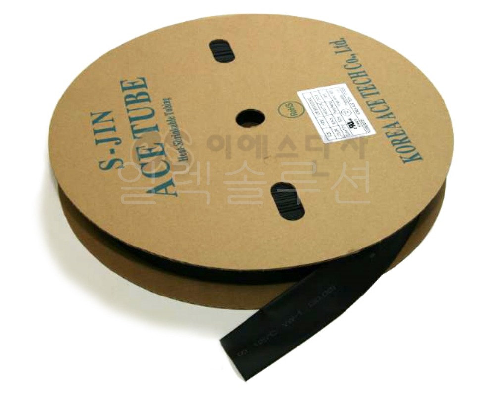 S-J1  30파이 흑색  50m  열수축튜브 Heat Shrink Tubing | 일렉컴포 - 150만개의 전자 전기 부품 유통전문 쇼핑몰