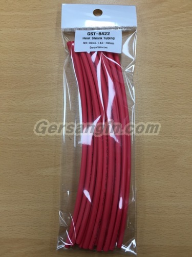 GST-8422_열수축튜브 Heat Shrink Tubing Red-20pcs_파이4.0x200mm | 일렉컴포 - 150만개의 전자 전기 부품 유통전문 쇼핑몰