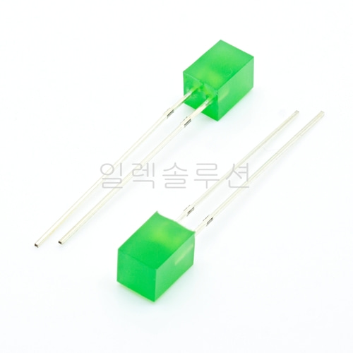 5X5 사각 발광 다이오드 LED  그린 Green | 일렉컴포 - 150만개의 전자 전기 부품 유통전문 쇼핑몰