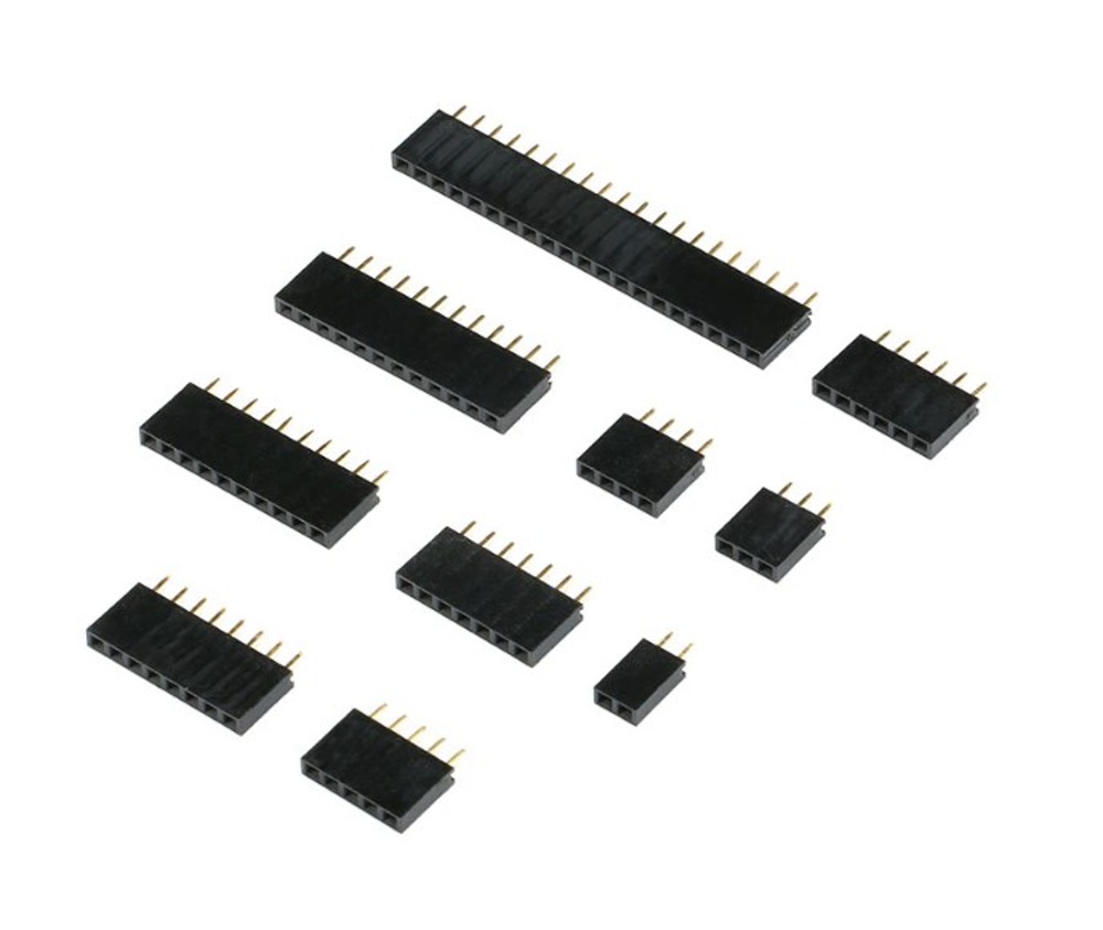 아두이노 핀헤더 소켓  1X8  스트레이트  2.54mm | 일렉컴포 - 150만개의 전자 전기 부품 유통전문 쇼핑몰