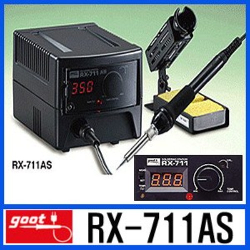 GOOT RX-711AS(65W/60W) 디지털  무연 납땜인두기 | 일렉컴포 - 150만개의 전자 전기 부품 유통전문 쇼핑몰
