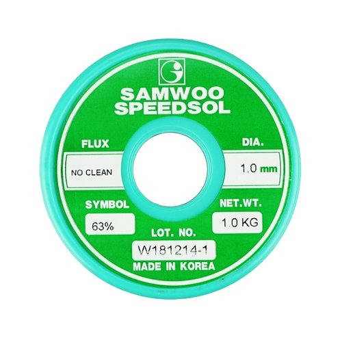 삼우비철 고품질 일반납 솔더(노크린) RS63/PB37 1.0mm 1Kg | 일렉컴포 - 150만개의 전자 전기 부품 유통전문 쇼핑몰