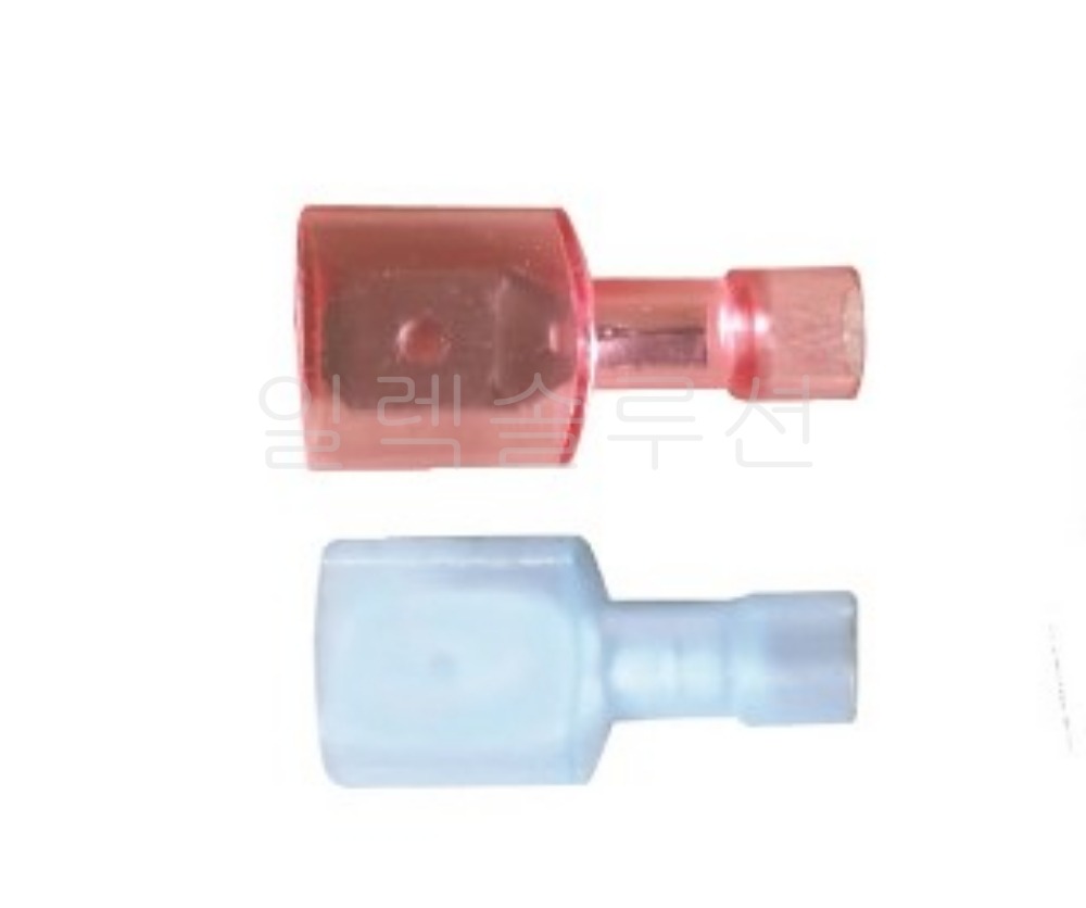 281638 적색 250   수컷(MALE) 절연붙이신주단자  PG신주단자  전오전기  1000개 | 일렉컴포 - 150만개의 전자 전기 부품 유통전문 쇼핑몰