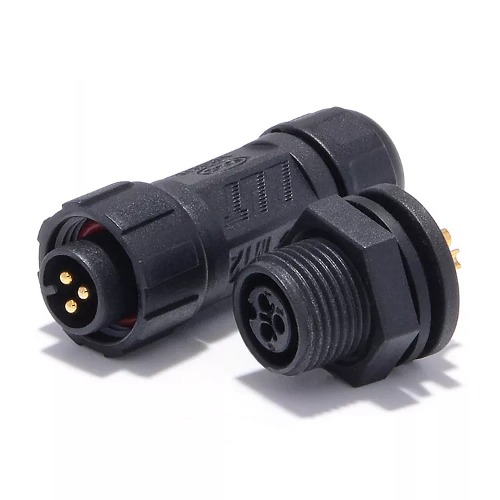 M12-2 3PIN  방수커넥터 IP67  와이어 TO 소켓 워터프루프 LLT | 일렉컴포 - 150만개의 전자 전기 부품 유통전문 쇼핑몰