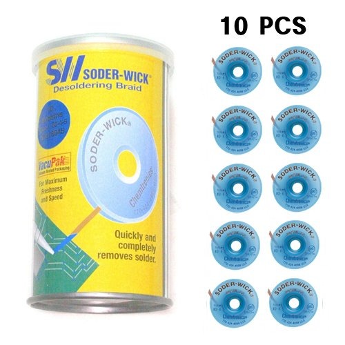 Chemtronics SW18025 납 제거 솔더윅 80-2-5 x 10PCS 1.5mmx1.5M | 일렉컴포 - 150만개의 전자 전기 부품 유통전문 쇼핑몰