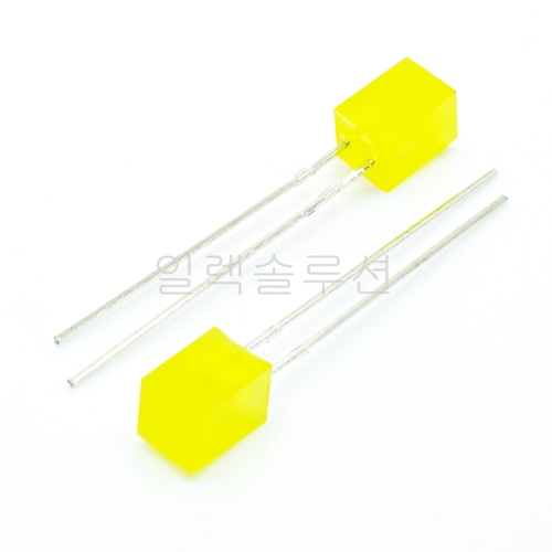 5X5 사각 발광 다이오드 LED  옐로우 Yellow | 일렉컴포 - 150만개의 전자 전기 부품 유통전문 쇼핑몰